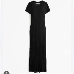Abercrombie & Fitch knit black Maxi Dress